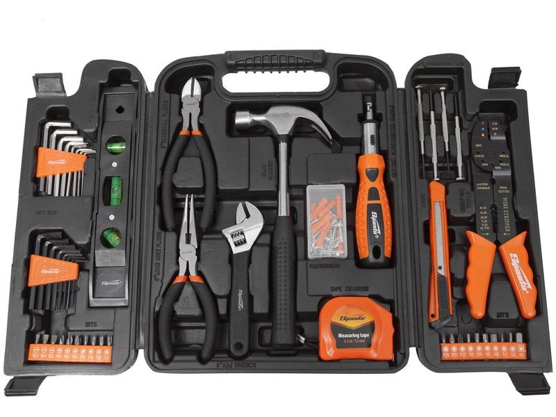 Jogo De Ferramentas Kit 129 Pçs C/ Maleta + 300 Pçs Mtx - SPARTA